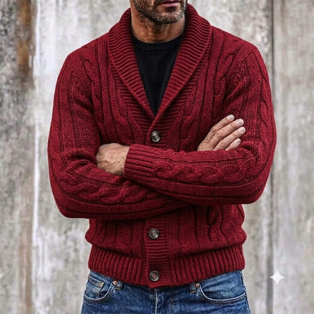 CARDIGAN TRENZA HOMBRE