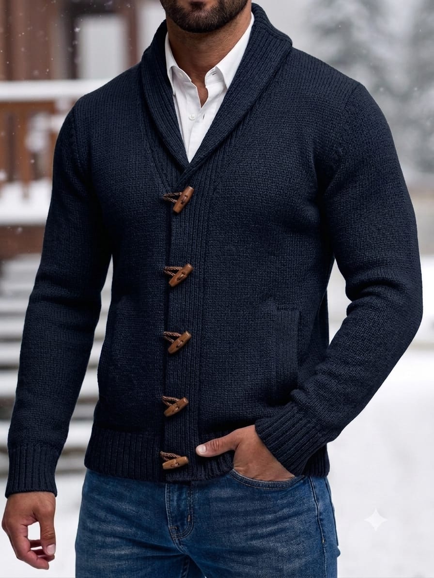 CARDIGAN DE ALPACA PARA HOMBRE