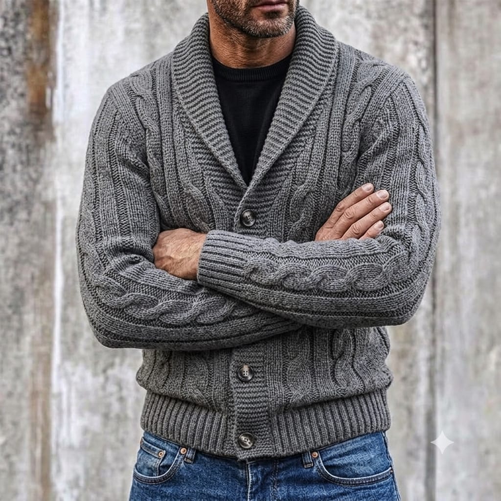 CARDIGAN TRENZA HOMBRE