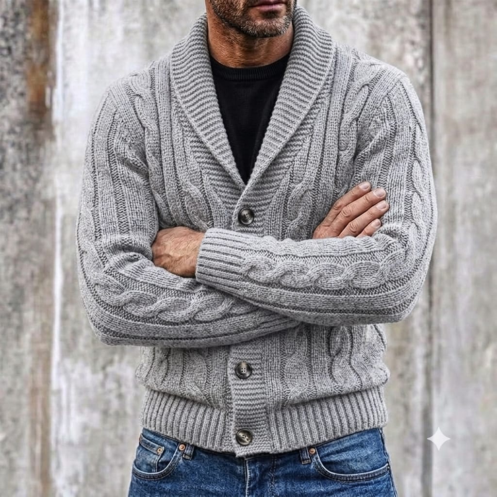 CARDIGAN TRENZA HOMBRE