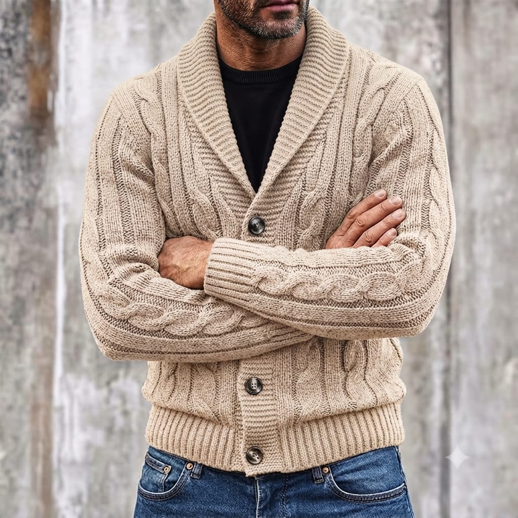 CARDIGAN TRENZA HOMBRE