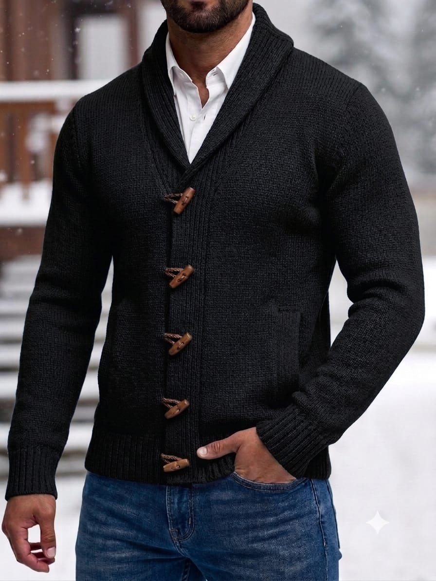 CARDIGAN DE ALPACA PARA HOMBRE