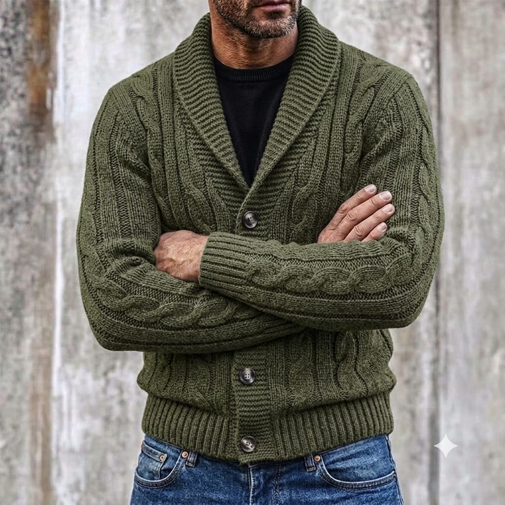 CARDIGAN TRENZA HOMBRE